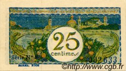 25 Centimes FRANCE regionalismo e varie Nice 1918 JP.091.17 AU a FDC