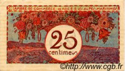 25 Centimes FRANCE regionalismo e varie Nice 1918 JP.091.19 BB to SPL