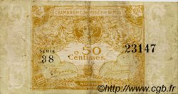 50 Centimes FRANCE regionalismo y varios Nîmes 1917 JP.092.17 BC