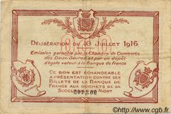 50 Centimes FRANCE régionalisme et divers Niort 1916 JP.093.06 TB