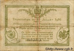 1 Franc FRANCE regionalismo y varios Niort 1916 JP.093.08 BC