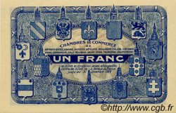 1 Franc FRANCE regionalismo y varios Nord et Pas-De-Calais 1918 JP.094.05 SC a FDC