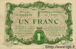 1 Franc FRANCE régionalisme et divers Orléans 1916 JP.095.12 TTB à SUP
