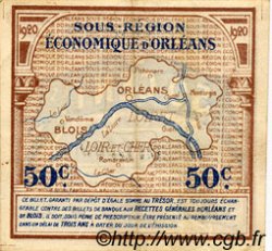 50 Centimes FRANCE regionalismo y varios Orléans et Blois 1920 JP.096.01 MBC a EBC