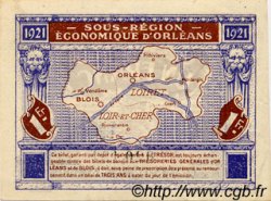 1 Franc FRANCE regionalism and various Orléans et Blois 1921 JP.096.07 VF - XF