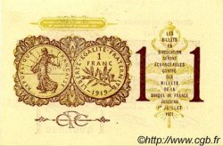 1 Franc FRANCE Regionalismus und verschiedenen Paris 1920 JP.097.23 fST to ST