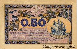 50 Centimes FRANCE regionalismo e varie Paris 1920 JP.097.31 BB to SPL