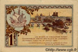 1 Franc FRANCE régionalisme et divers Paris 1920 JP.097.36 TB
