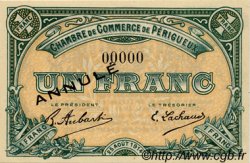 1 Franc Annulé FRANCE regionalism and various Périgueux 1914 JP.098.05 AU+