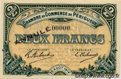 2 Francs Annulé FRANCE Regionalismus und verschiedenen Périgueux 1914 JP.098.07 fST to ST