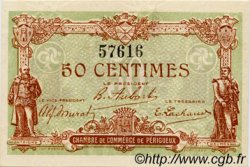 50 Centimes FRANCE regionalismo y varios Périgueux 1917 JP.098.22 SC a FDC