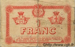 1 Franc FRANCE regionalism and various Perpignan 1915 JP.100.07 F