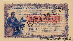 50 Centimes Spécimen FRANCE regionalismo e varie Perpignan 1916 JP.100.15 AU a FDC