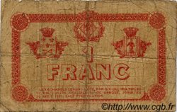 1 Franc FRANCE regionalismo y varios Perpignan 1916 JP.100.17 BC