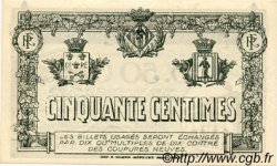 50 Centimes FRANCE Regionalismus und verschiedenen Perpignan 1917 JP.100.21 SS to VZ
