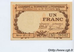 1 Franc FRANCE regionalism and various Perpignan 1919 JP.100.29 AU+