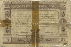 1 Franc FRANCE régionalisme et divers Poitiers 1915 JP.101.06 TB