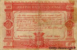50 Centimes FRANCE régionalisme et divers Poitiers 1920 JP.101.11 TB