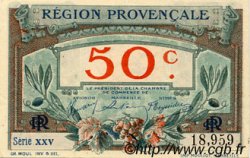 50 Centimes FRANCE regionalismo e varie Alais, Arles, Avignon, Gap, Marseille, Nîmes, Toulon 1918 JP.102.01 AU a FDC