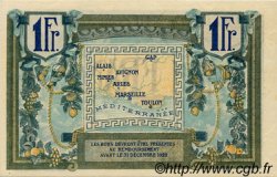 1 Franc FRANCE regionalismo y varios Alais, Arles, Avignon, Gap, Marseille, Nîmes, Toulon 1918 JP.102.04 SC a FDC