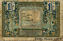 1 Franc FRANCE régionalisme et divers Alais, Arles, Avignon, Gap, Marseille, Nîmes, Toulon 1918 JP.102.04 TB