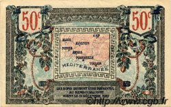 50 Centimes FRANCE regionalism and various Alais, Arles, Avignon, Gap, Marseille, Nîmes, Toulon 1918 JP.102.09 AU+