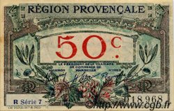50 Centimes FRANCE regionalismo y varios Alais, Arles, Avignon, Gap, Marseille, Nîmes, Toulon 1918 JP.102.09 MBC a EBC