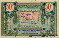50 Centimes FRANCE régionalisme et divers Alais, Arles, Avignon, Gap, Marseille, Nîmes, Toulon 1918 JP.102.13 TTB à SUP