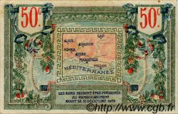 50 Centimes FRANCE regionalismo e varie Alais, Arles, Avignon, Gap, Marseille, Nîmes, Toulon 1918 JP.102.13 MB