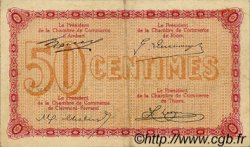 50 Centimes FRANCE Regionalismus und verschiedenen Puy-De-Dôme 1918 JP.103.03 SS to VZ