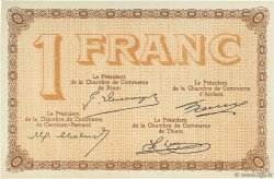1 Franc FRANCE regionalismo e varie Puy-De-Dôme 1920 JP.103.08 AU a FDC