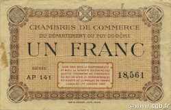 1 Franc FRANCE Regionalismus und verschiedenen Puy-De-Dôme 1920 JP.103.08 S