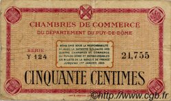 50 Centimes FRANCE Regionalismus und verschiedenen Puy-De-Dôme 1918 JP.103.18 S