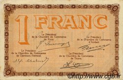 1 Franc FRANCE regionalism and miscellaneous Puy-De-Dôme 1918 JP.103.25 VF - XF