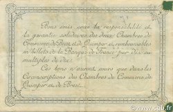 1 Franc FRANCE regionalismo e varie Quimper et Brest 1918 JP.104.14 BB to SPL