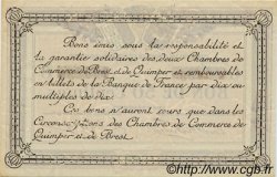 50 Centimes FRANCE Regionalismus und verschiedenen Quimper et Brest 1922 JP.104.22 fST to ST