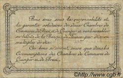 50 Centimes FRANCE régionalisme et divers Quimper et Brest 1922 JP.104.22 TB