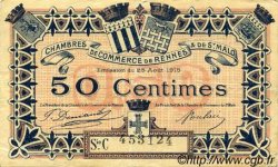 50 Centimes FRANCE régionalisme et divers Rennes et Saint-Malo 1915 JP.105.17 TTB à SUP