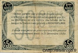50 Centimes FRANCE régionalisme et divers Rochefort-Sur-Mer 1915 JP.107.07 TB