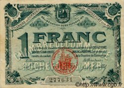 1 Franc  FRANCE régionalisme et divers Rochefort-Sur-Mer 1915 JP.107.09 TB