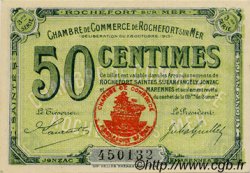 50 Centimes FRANCE regionalismo y varios Rochefort-Sur-Mer 1915 JP.107.11 SC a FDC