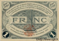1 Franc FRANCE Regionalismus und verschiedenen Rochefort-Sur-Mer 1915 JP.107.13 SS to VZ