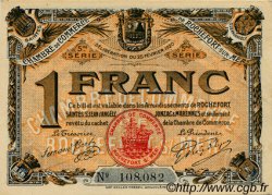 1 Franc FRANCE regionalism and various Rochefort-Sur-Mer 1920 JP.107.19 AU+