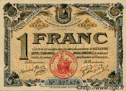 1 Franc FRANCE Regionalismus und verschiedenen Rochefort-Sur-Mer 1920 JP.107.19 SS to VZ