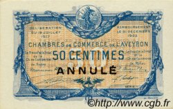 50 Centimes Annulé FRANCE regionalismo e varie Rodez et Millau 1917 JP.108.12 AU a FDC