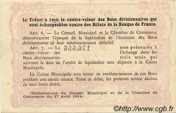 2 Francs FRANCE Regionalismus und verschiedenen Rouen 1920 JP.110.58 SS to VZ