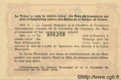 2 Francs FRANCE regionalismo y varios Rouen 1922 JP.110.69 SC a FDC