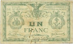 1 Franc FRANCE régionalisme et divers Saint-Brieuc 1918 JP.111.18 TB