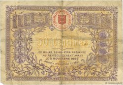 50 Centimes FRANCE régionalisme et divers Saint-Die 1917 JP.112.10 TB