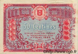 50 Centimes FRANCE Regionalismus und verschiedenen Saint-Die 1920 JP.112.16 S